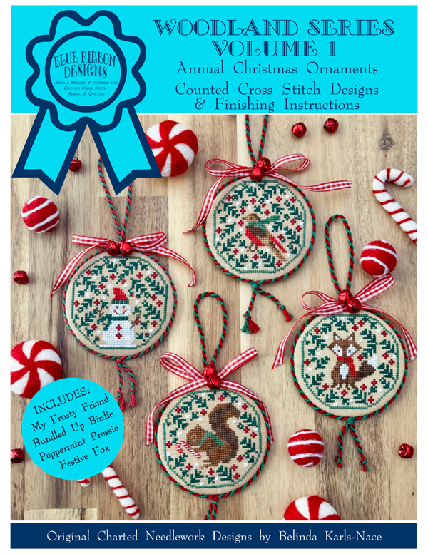 Woodland Series Volume 1 - Cross Stitch Ornament Pattern from Blue Ribbon Designs
