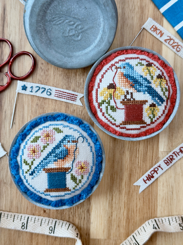 Perched with a Pennant ©Copyright 2025 Belinda Karls-Nace/Blue Ribbon Designs, LLC   https://blueribbondesigns..com/